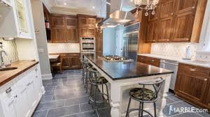 The only maintenance recommended, not required, is the mineral oil treatment to enhance the natural darkening process the stone goes through and to ensure the soapstone darkens evenly. Mountain White Danby And Barroca Soapstone Countertops Marble Com
