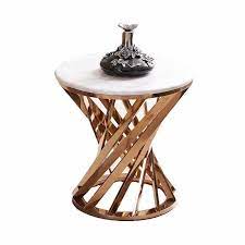 The 1st table appears to be mid century italian marble, but the second one is the better of the two. China Round Gold Electroplated Stainless Steel Leg Side Coffee Table Living Room Modern French Vintage Glass Or Marble Top Side Table China Stainless Steel Brass Table Hotel Dining Table