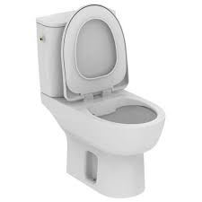 Raccordé au sol, il permet en effet de camoufler l'évacuation et de libérer entièrement l'espace derrière la cuvette, ce qui facilite grandement le nettoyage. Pack Wc A Poser Sortie Verticale Sans Bride Ideal Standard Giovo Leroy Merlin Table Haute Cuisine Cuisine Leroy Merlin Pack Wc