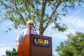 Legendary local swim coach Wally Fall honors his grandfather with memorial  oak tree at LSUA