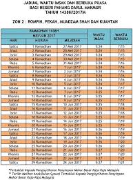 Sirine imsak durasi panjang 2x terbaru 2021. Jadual Waktu Berbuka Puasa Dan Imsak Bagi Negeri Pahang Tahun 1438h 2017m Blog Lea Azleeya