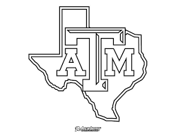 Take a break and color in your state. Agtivities Texas A M Athletics 12thman Com