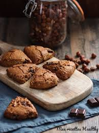 Scone De Noisette Et Pepite De Chocolat Mes Recettes Healthy Recette Recette Healthy Recette Pepite Chocolat