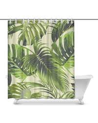 In the wonderful world of bathroom interiors, things are certainly hotting bathroom / powder room decoration 2 piece set. Shower Curtains Tropical Jungle Leaves Mildew Resistant Complete Bathroom Set Shower Curtains Home Garden Pumpenscout De