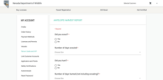 Harvest reporting now mandatory may 14, 2015 california. How To Submit Nevada S Mandatory Return Card Harvest Information Gohunt