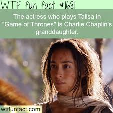 Season 1, episode 1, winter is coming first appearance: Talisa In Game Of Thrones Is Charlie Chaplins