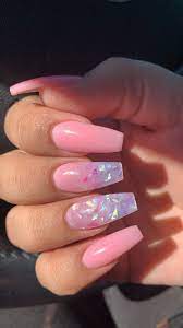 The Most Painful Set I Ve Ever Received But Worth It Evmore Electric Vehichle Ballerina Nails Designs Pretty Nails Pink Nails