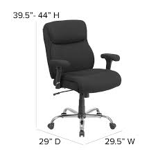 Just buy from restaurant furniture suppliers. Big Tall 400 Lb Rated Mid Back Black Fabric Ergonomic Task Office Chair On Sale Overstock 10125218