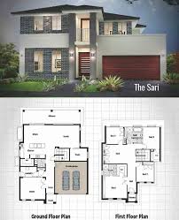 Denah rumah minimalis 2 lantai dengan 3 kamar tidur cocok untuk keluarga dengan dua anak. 45 Model Rumah Mewah Minimalis 1 Dan 2 Lantai Desain Modern