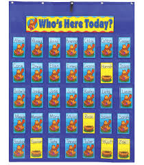 Attendance Multiuse Pocket Chart