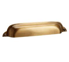 They are a glazed stoneware, dishwasher and microwave. Classic Hardware 6 Cup Bin Pottery Barn
