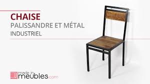 Sa matière noble résiste au temps et s'apprête à tous les univers. Chaise Industrielle En Bois Et Metal Youtube