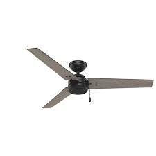 When you're looking at a hunter outdoor ceiling fan, you need to take a number of things into consideration. Hunter Cassius 52 Indoor Outdoor Ceiling Fan In Matte Black Lightsonline Com