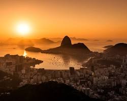 Pão de Açúcar Rio de Janeiro sunset, gerada com IA