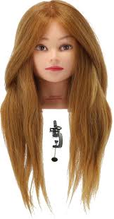 Professioneller Friseurkopf Übungskopf Natur