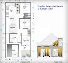 Desain rumah minimalis ukuran 6x14. 35 Koleksi Desain Rumah 6x10 3 Kamar Terkini Expo Desain Rumah
