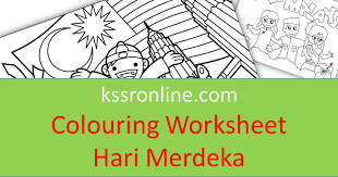 Cara menggambar dan mewarnai sekolahan. Kssronline Net Kssr Dskp Upsr Linus Lembaran Mewarna For Hari Merdeka