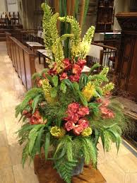 Maybe you would like to learn more about one of these? Chancel Flowers Pulpit Side Flower Arrangements Flower Decorations Floral Arrangements