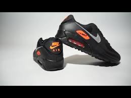 Black and orange air max 90. Nike Air Max 90 Black Total Orange Reflect Silver Dj6881 001 Youtube