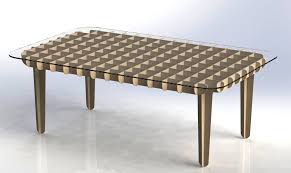 From our collaboration with ethnicraft, the flat coffee table is made of solid french oak and features two gliding drawers that seamlessly blend into the sleek lines of the beautiful. Flat Pack Coffee Table 3d Cad Model Library Grabcad