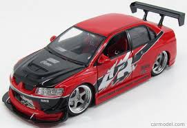 Jada 97179 Masstab 1 18 Mitsubishi Brian S Lancer Evolution 8 2004 Fast Furious Tokyo Drift Red Black Rare fast and furious 1:18 mitsubishi lancer evo 7 vii auto giocattolo tokyo dri.