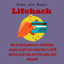 If you want to know when and why your gift card amount changed, please check your statement for. Lifehack How To Use Up Small Balances On Gift Cards And Get Value From Empty Ones