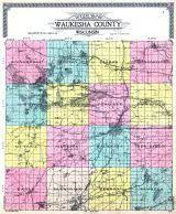 Waukesha County Plat Map Waukesha County 1914 Wisconsin Historical Atlas