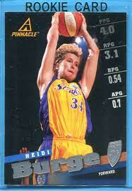 Prior to starting high school, the burge family moved to palos verdes estates, california so that the sisters could attend. Heidi Burge 1998 Pinnacle Wnba Rookie Card Rc 9 Disney Movie Double Teamed Ebay