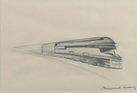 Sketch For S1 Locomotive Raymond Loewy Principles Of Design In Use Contrast Movement Art Pricing Raymond Loewy Principles Of Design