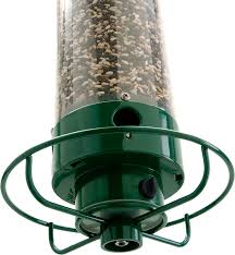 The flipper feeder really does protect your bird feeder by spinning and flipping the squirrels off of it. Droll Yankees Yankee Flipper Motorized Bird Feeder 28 5 In Chewy Free Shipping
