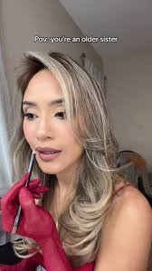 Pov: you’re older sister #confidence #confidentwomen #makeup #reddress