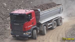 (uphill usually refers to some kind of struggle.) similarly, going north is not a commonly accepted expression. Scania R420 Dump Truck Downhill From Quarry Youtube