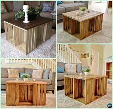 Amazon com square crate walnut coffee table with open shelf. Diy Wine Wood Crate Coffee Table Free Plans Six Crate Coffee Table Furniture Homeimprovementpla Holzkiste Couchtisch Couchtisch Holz Mobel Zum Selbermachen