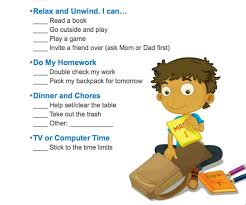 after school routine checklist familyeducation