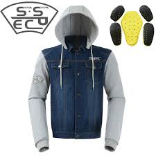 Us 58 99 47 Off Sspec Motorcycle Jacket Men Denim Motorbike Motocross Protective Gear Jacket Spring Summer Jacket Chaqueta De Motocicletas S Xxl In
