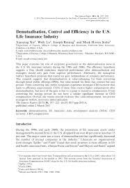 Insurance papers editor in california. Pdf Demutualisation Control And Efficiency In The U S Life Insurance Industry