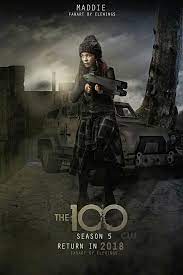 Madi The 100 Season 5 Fanart By Elewings The 100 Poster The 100 Clexa The 100 Show
