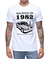 opel ascona 1982 t shirt classic car rally track birthday present gift 1980s cartoon t shirt men unisex new