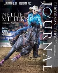 Nellie Williams Miller And Rafter W Minnie Reba Aka Sister On The Cover Of The April May 2018 Aqha Performance Horse Journal Barrel Racing Horses Racing