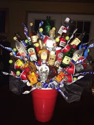 21st Birthday Alcohol Bouquet 21st Birthday Gifts Alcohol Bouquet Diy Christmas Gifts
