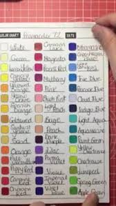 Sanford Prismacolor Color Chart By Josephine9606 Color