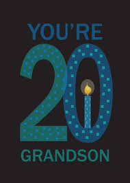 Birthday Message For Grandson 20th Birthday For Grandson Large Decorated Numbers With Candle Card Ad Ad Grandson L 20th Birthday Wishes Grandson Birthday Wishes Happy 20th Birthday