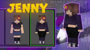 Jenny Skin Pack for Minecraft Bedrock - YouTube