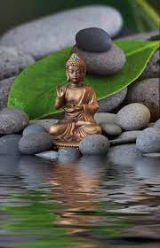 Buddha wallpaper, digital art, buddhism, silhouette, lotus, no people. Daisy Pebble Mural Andrea Haase Buddha Zen Buddha Buddha Zen Garden