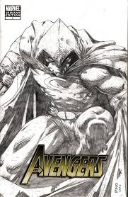 Black And White Comic Book Covers Moon Knight Blank Cover Commission By Dinobots On Deviantart Moon Knight Marvel Moon Knight Marvel Art