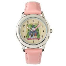 Cute Christmas Eve Child Kitty Cat Watercolor Watch Zazzle Com In 2020 Eve Children Kids Watches Wrist Childrens Watches