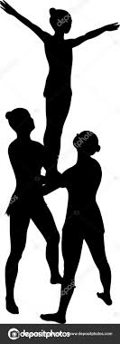 Concentracion andaluza de gimnasia acrobatica los pasados días 8 y 9 de febrero tuvo lugar en la facultad del deporte de granada la primera concentración andaluza de gimnasia. Gimnasia Acrobatica Vectores Graficos Imagenes Vectoriales Depositphotos