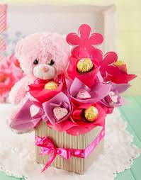 Order Edible Range Online Sameday Delivery Valentine Gift Baskets Balloon Gift Valentines Candy Bouquet