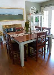 Okla Home A One For The Team Kitchen Table Redo Kitchen Table Settings Refurbished Table