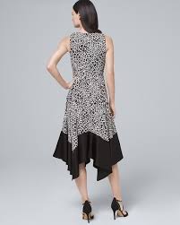 Women S Animal Soft Fit And Flare Midi Dress By White House Black Market Dresses Fit And Flare Dress Fit And Flare